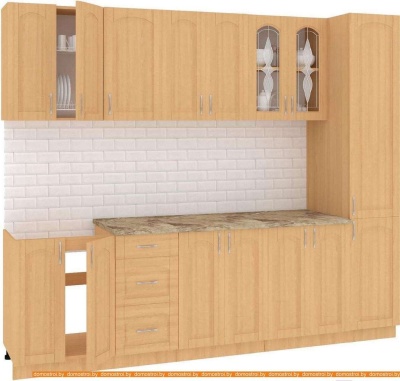 Кухня Кортекс-мебель Корнелия Ретро 2.6м (ольха/мадрид) фотография