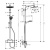 Душевая стойка Hansgrohe Crometta S 240 1jet Showerpipe [27267000] фотография