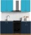 Кухня Сивирин-Компани Клео колор 1.4 (морской синий/мраморный синий) фотография
