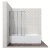 Стеклянная душевая шторка для ванны Ambassador Bath Screens 16041110L 140 на 90 фотография