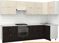 Кухня S-Company Клео крафт 1.2x3.0 правая (угольный камень/шелковый камень) картинка
