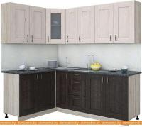 Кухня Интерлиния Мила Хольц 14x21 (дуб венге/дуб молочный) картинка