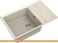 Кухонная мойка GranFest GF-LV-760L (бежевый) картинка