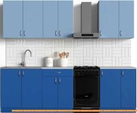 Кухня S-Company Клео колор 2.1 (королевский синий/капри синий) картинка