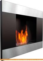 Биокамин Kratki Quat Horizontal (черный, с сертификатом TUV) картинка