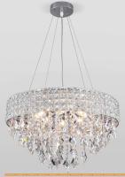 Подвесная люстра Евросвет Kira 10115/8 (хром/прозрачный хрусталь) картинка
