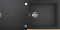 Кухонная мойка Grohe K400 60-C 100/50 1.0 31641AP0 (черный гранит) картинка