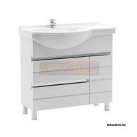 Тумба Aquanet Доминика 90 R белая картинка