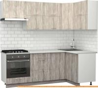 Кухня S-Company Клео крафт 1.2x2.2 правая (артвуд темный/артвуд светлый) картинка