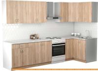 Кухня S-Company Клео лайт 1.2x2.5 правая (дуб сонома/дуб сонома) картинка