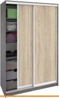 Шкаф-купе Кортекс-мебель Сенатор ШК10 Классика ДСП (береза/дуб сонома) картинка