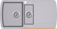 Кухонная мойка Aquasanita Lira SQL151AW (alumetallic 202) картинка