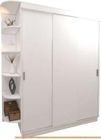 Шкаф-купе ЭлиГард Лагуна ШЛ-08.Л.0 (белый) картинка