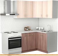 Кухня S-Company Клео лайт 1.2x1.4 правая (ясень шимо темный/ясень шимо светлый) картинка