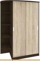 Шкаф-купе Кортекс-мебель Лагуна ШК04-00 левая консоль (венге/дуб сонома) картинка