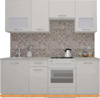 Кухня ВерсоМебель ЭкоЛайт-5 2.1 (белый/белый) картинка