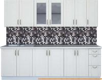 Кухня Интерлиния Мила Крафт 2.5А (дуб полярный) картинка