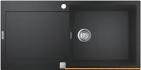 Кухонная мойка Grohe K500 60-C 100/50 1.0 31645AP0 (черный гранит) картинка