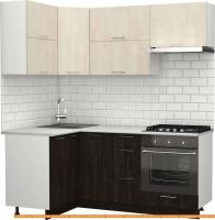 Кухня S-Company Клео крафт 1.2x1.9 левая (угольный камень/шелковый камень) картинка