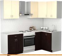 Кухня S-Company Клео лайт 1.2x1.7 правая (венге магия/песочный) картинка