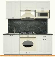 Кухня Интерлиния Мила Деко 1.8 (слоновая кость-слоновая кость-кастилло темный) картинка