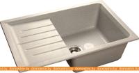 Кухонная мойка GranFest GF-P760L (серый) картинка