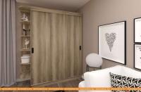 Шкаф-купе ЭлиГард Лагуна ШЛ-06.Л.0 (дуб каньон) картинка