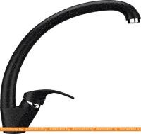 Смеситель Ulgran U-007 308 (черный) картинка