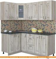 Кухня Интерлиния Мила Хольц 12x19 (дуб серый) картинка