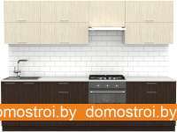 Кухня S-Company Клео крафт 2.8 (файнлайн мокка/файнлайн крем) картинка