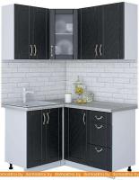 Кухня Интерлиния Мила Крафт 1.2x1.4 (дуб английский) картинка