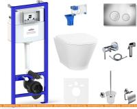 Унитаз Lavinia Boho Relfix Elegant Rimless 10 в 1 75110802 (хром пластик) картинка