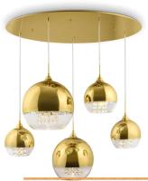 Подвесная люстра Maytoni Fermi P140-PL-170-5-G картинка
