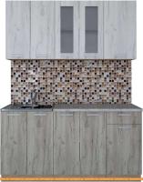 Кухня Интерлиния Мила 16-60 (дуб серый/дуб белый) картинка