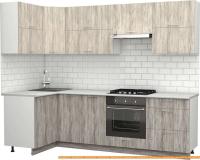 Кухня S-Company Клео крафт 1.2x2.6 левая (артвуд темный/артвуд светлый) картинка