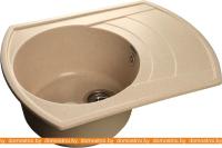 Кухонная мойка GranFest GF-R650L (бежевый) картинка