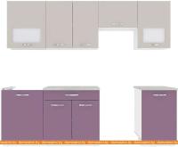 Кухня ВерсоМебель Эко-5 2.4 (виола/кашемир) картинка