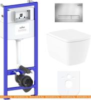 Унитаз Lavinia Boho Relfix Aveo Rimless 6 в 1 77040122 (хром пластик) картинка