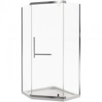 Душевой уголок GoodDoor ORION PNT-90-C-CH 90x90 стекла прозрачные (без поддона) картинка