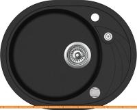 Кухонная мойка Aquasanita Clarus SR102AW (black metallic 601) картинка