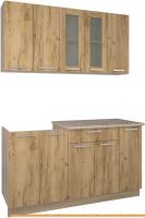 Кухня Интерлиния Мила 15 (дуб золотой) картинка