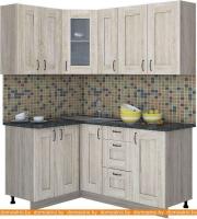 Кухня Интерлиния Мила Хольц 12x17 (дуб сонома) картинка