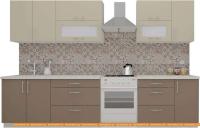 Кухня ВерсоМебель ВерсоЛайн 6-2.6 (бежевый/латте) картинка