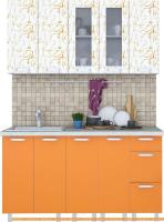 Кухня Интерлиния Арт Мила 15 (арт шафран) картинка