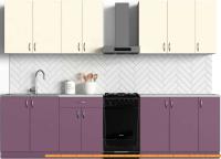 Кухня S-Company Клео колор 2.5 (виола/ваниль) картинка