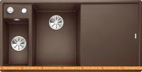 Кухонная мойка Blanco Axia III 6 S-F (разделочная доска из ясеня, кофе) 524668 картинка