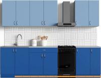 Кухня S-Company Клео колор 2.3 (королевский синий/капри синий) картинка