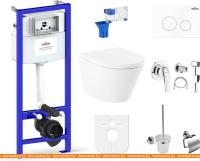 Унитаз Lavinia Boho Relfix Biore Rimless 10 в 1 98010161 (белый пластик) картинка