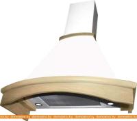 Вытяжка Elikor Ротонда 90П-1000-П3Д (бежевый/дуб неокрашенный) картинка