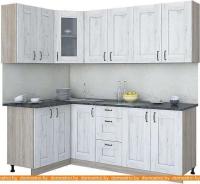 Кухня Интерлиния Мила Хольц 12x22 (дуб белый) картинка